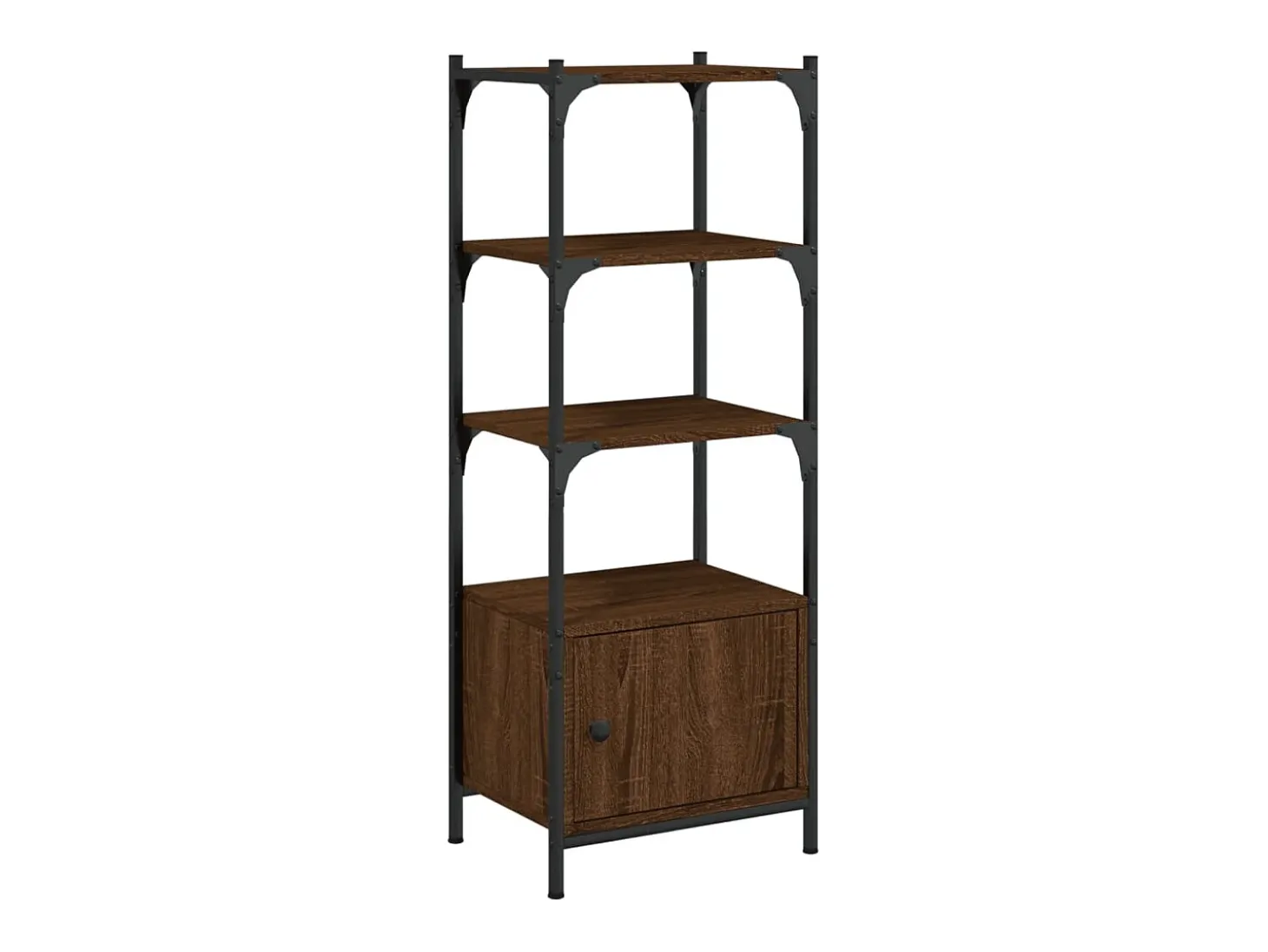 Librería 3 estantes madera ingeniería marrón 41x30x109,5 cm