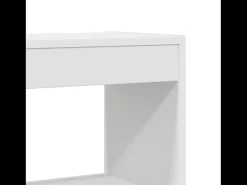 Librería Blanca de Madera de Ingeniería 100 x 30 x 198 cm Estante