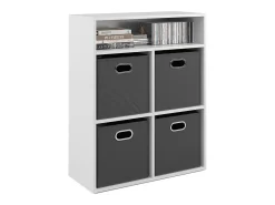 Librería blanco 72x30.6x90.2