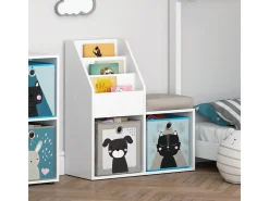 Librería blanco 72x30.9x79 luigi