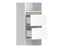 Librería blanco 36.2x29.9x171 robert