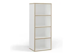 Librería blanco 40x30x100 tetrix