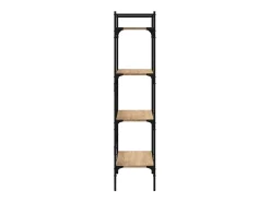 Librería de 4 estantes madera roble Sonoma 56x31,5x138,5 cm