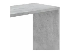 Librería de 5 niveles madera gris hormigón 45x23,5x162,5 cm