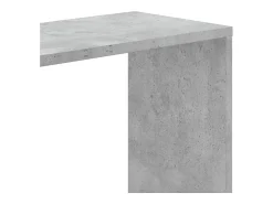 Librería de 5 niveles madera gris hormigón 80,5x23,5x162,5 cm