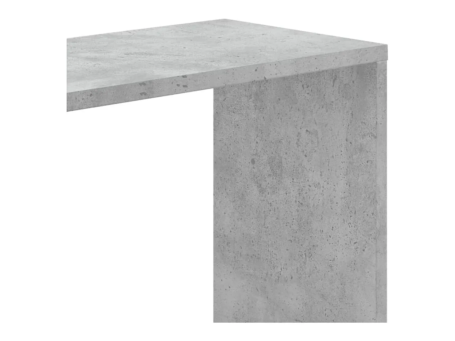 Librería de 5 niveles madera gris hormigón 80,5x23,5x162,5 cm