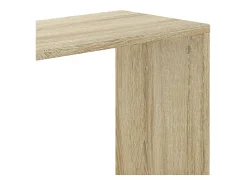 Librería de 5 niveles madera roble Sonoma 80,5x23,5x162,5 cm