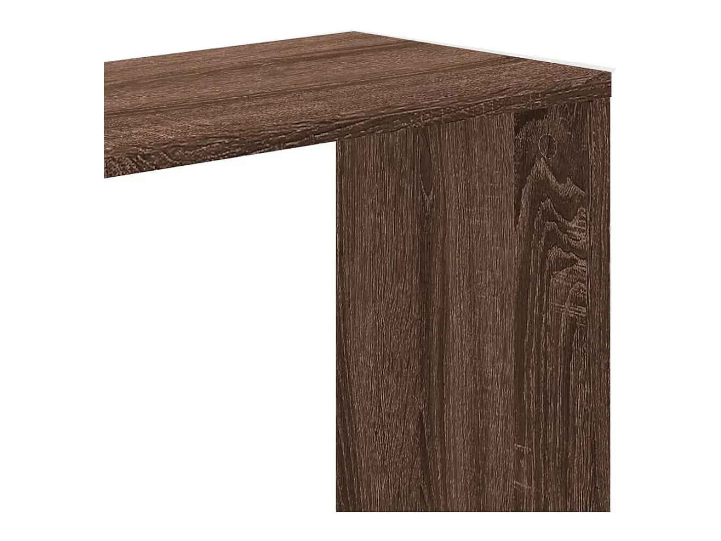 Librería de 5 niveles madera de ingeniería marrón roble