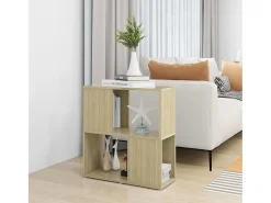 Librería de madera contrachapada roble Sonoma 60x24x63 cm