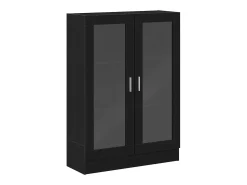 Librería de roble negro 82,5x30,5x115 cm Madera de ingeniería