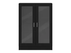 Librería de roble negro 82,5x30,5x115 cm Madera de ingeniería