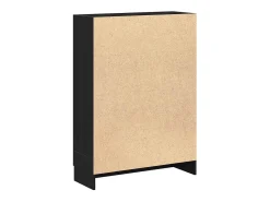 Librería de roble negro 82,5x30,5x115 cm Madera de ingeniería