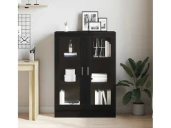 Librería de roble negro 82,5x30,5x115 cm Madera de ingeniería