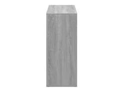 Librería divisor madera ingeniería gris Sonoma 69,5x29x69,5 cm