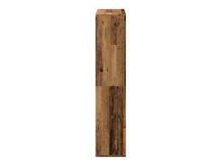 Librería divisor madera ingeniería envejecida 69,5x29x137,5 cm