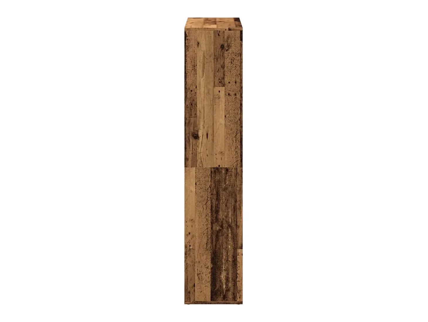 Librería divisor madera ingeniería envejecida 69,5x29x137,5 cm