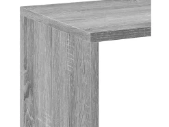 Librería divisor madera ingeniería gris Sonoma 102x29x103,5 cm