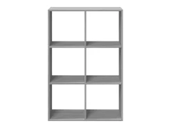 Librería divisor madera ingeniería gris Sonoma 69,5x29x103,5 cm