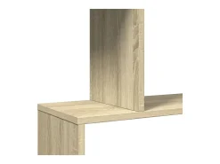 Librería divisora 5 niveles madera roble Sonoma 70x24x161 cm