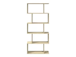 Librería divisora 5 niveles madera roble Sonoma 70x24x161 cm