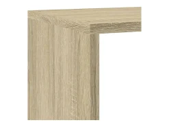 Librería divisora 4 niveles madera Sonoma 143,5x29x143,5 cm