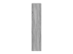 Librería divisora 4 niveles madera gris Sonoma 143,5x29x143,5cm