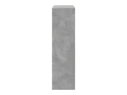 Librería divisora madera gris hormigón 69,5x29x103,5 cm