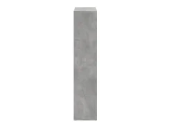 Librería divisora madera gris hormigón 69,5x29x137,5 cm