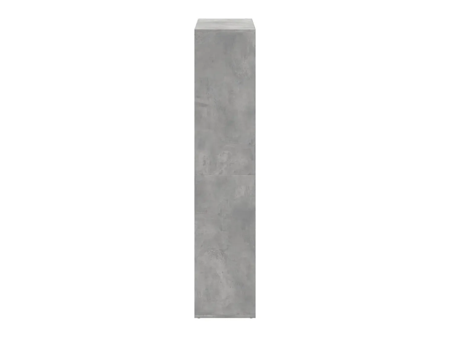 Librería divisora madera gris hormigón 69,5x29x137,5 cm