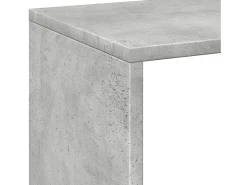 Librería divisora madera gris hormigón 69,5x29x137,5 cm