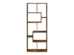 Librería divisora madera ingeniería roble ahumado 67x25x161,5cm