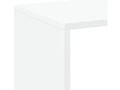 Librería divisora madera ingeniería blanca 102x29x103,5 cm