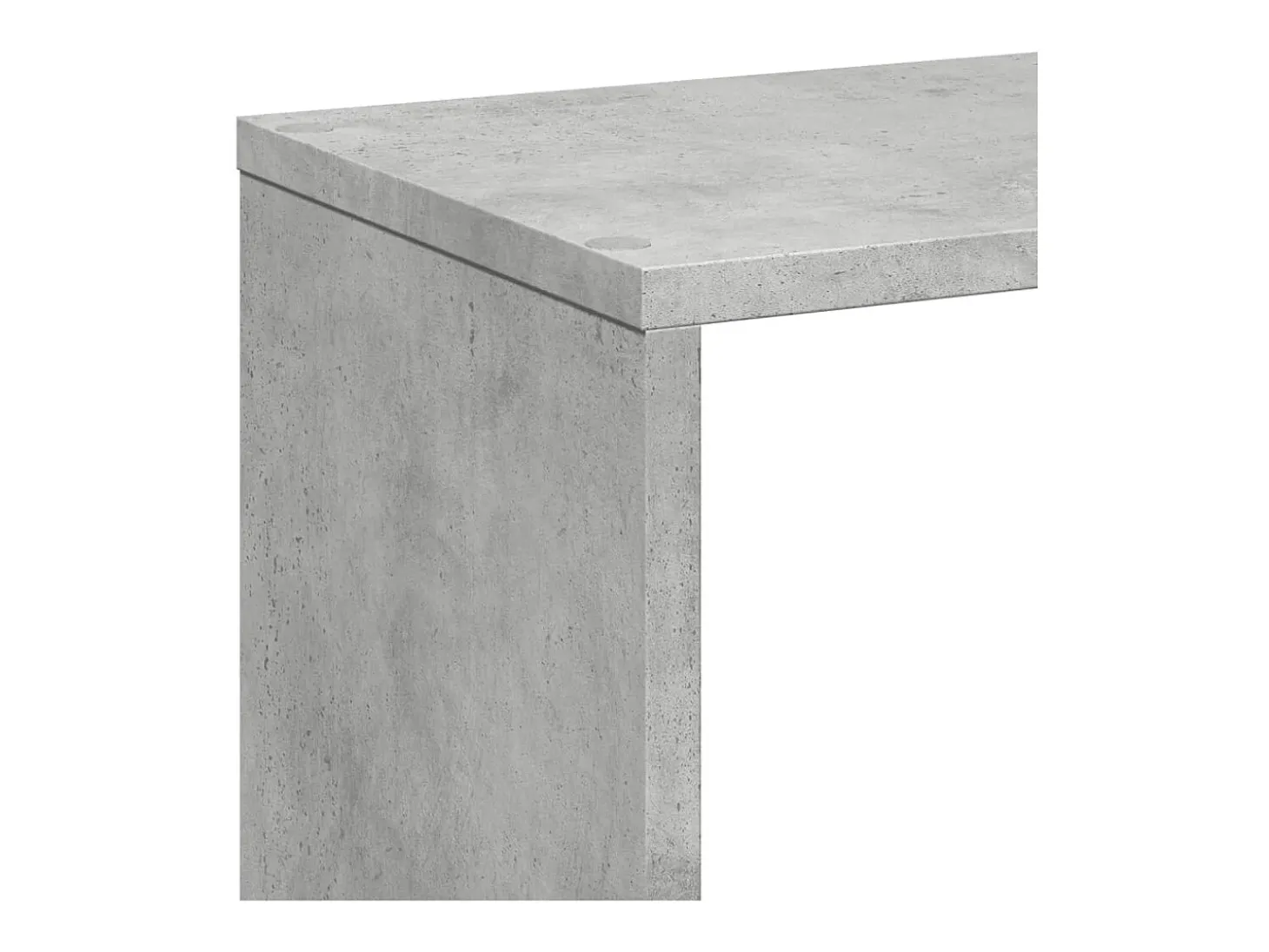 Librería divisora madera ingeniería gris hormigón 67x25x161,5cm