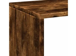 Librería divisora madera roble ahumado 69,5x29x103,5 cm