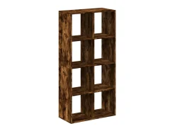 Librería divisora madera roble ahumado 69,5x29x137,5cm