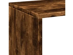 Librería divisora madera roble ahumado 69,5x29x137,5cm