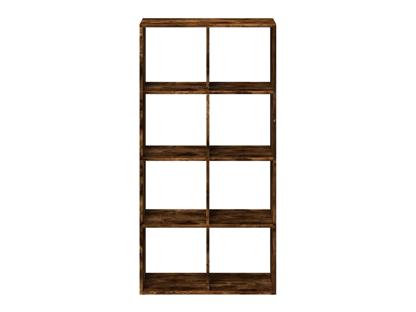Librería divisora madera roble ahumado 69,5x29x137,5cm