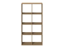 Librería divisora madera roble artisan 69,5x29x137,5 cm