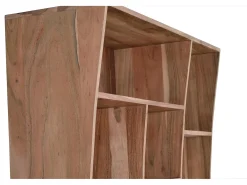 Librería en madera de acacia 2 metros