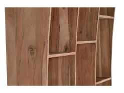 Librería en madera de acacia 2 metros