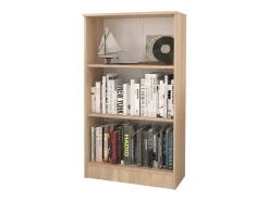 Librería haaus Flint, 2 estantes, Roble Sonoma, 70 x 32 x 122 cm