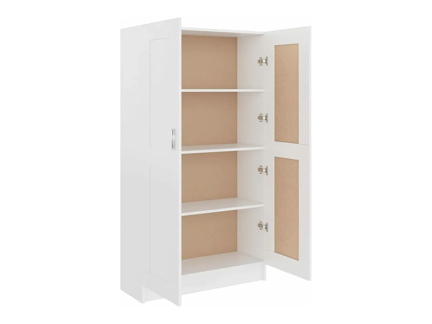 Librería madera de ingeniería blanco 82,5x30,5x150 cm
