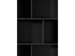 Librería: Negro, 88,2 x 38 x 193,8 cm