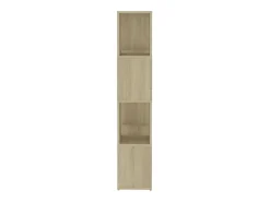 Librería separador contrachapada roble Sonoma 60x24x124,5 cm