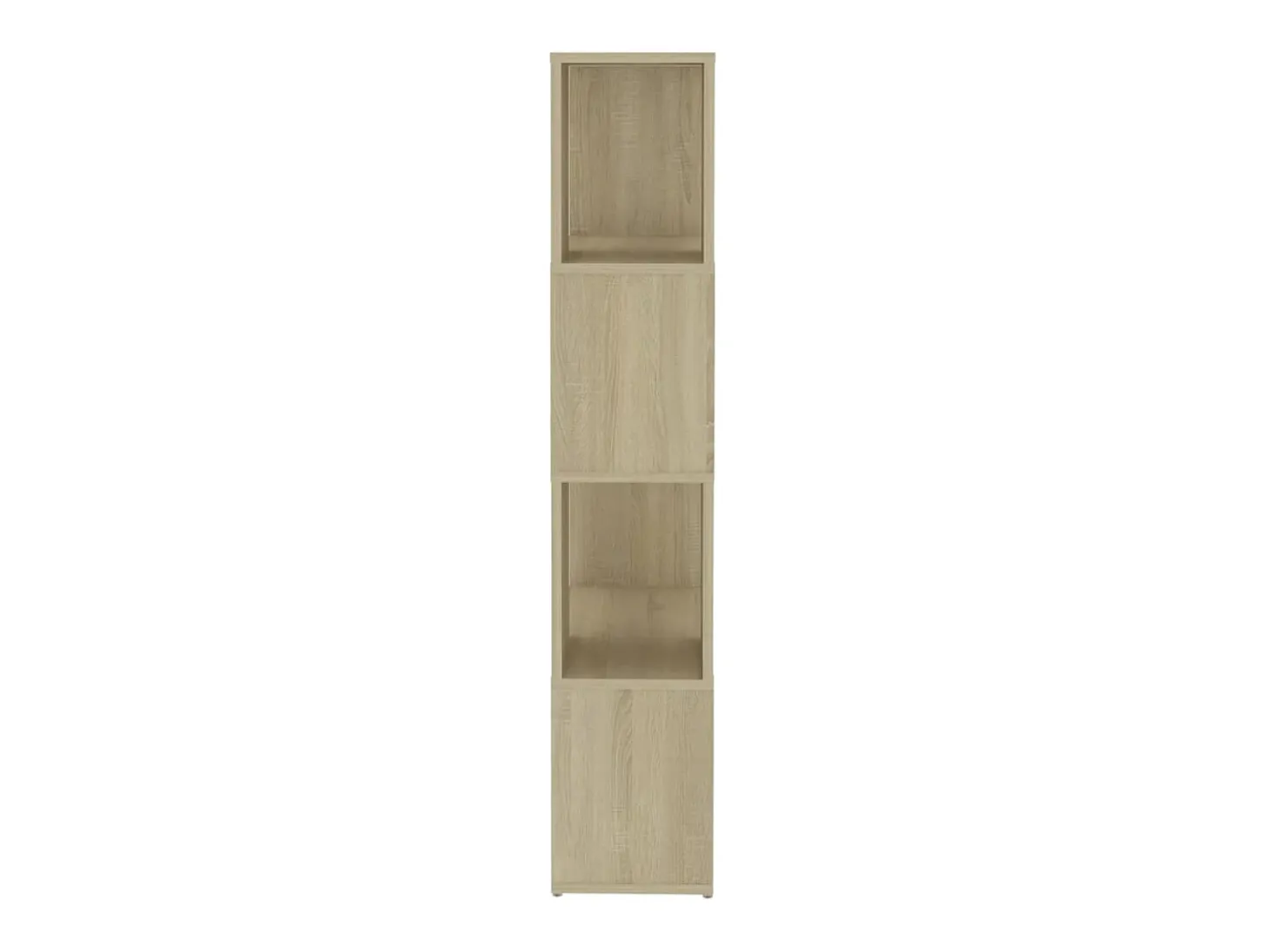 Librería separador contrachapada roble Sonoma 60x24x124,5 cm