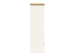 Librería VIGO madera maciza de pino blanco 60x35x114,5 cm