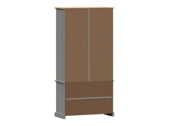 Librería VIGO madera maciza de pino gris 85x35x170 cm