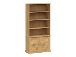 Librería VIGO madera maciza de pino 85x35x170 cm