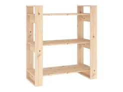 Librero/Biblioteca 80x35x91 cm Madera maciza de pino
