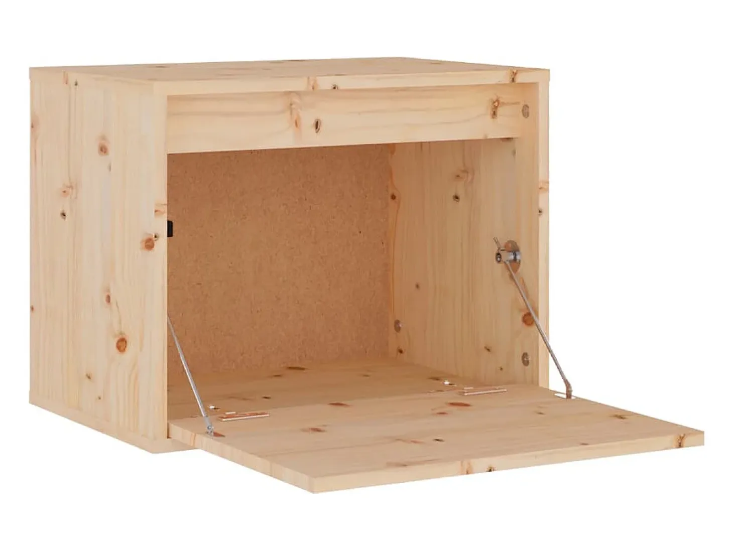 Licata Muebles para TV 3 piezas madera maciza de pino